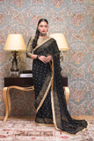 Ghalib Black Saree