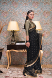Ghalib Black Saree