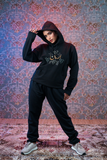 Arman Black Hoodie & Sweatpants Sharyam Collection by Ghalib