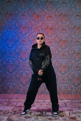 Gunjhal Hoodie and Sweatpant Black Sharyism Collection By Ghalib