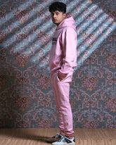 Powder Pink Hoodie Track Suit Ghaliblifestyle Essentials