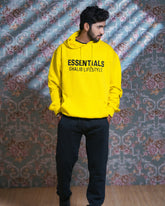 Bright Yellow Hoodie Ghaliblifestyle Essentials