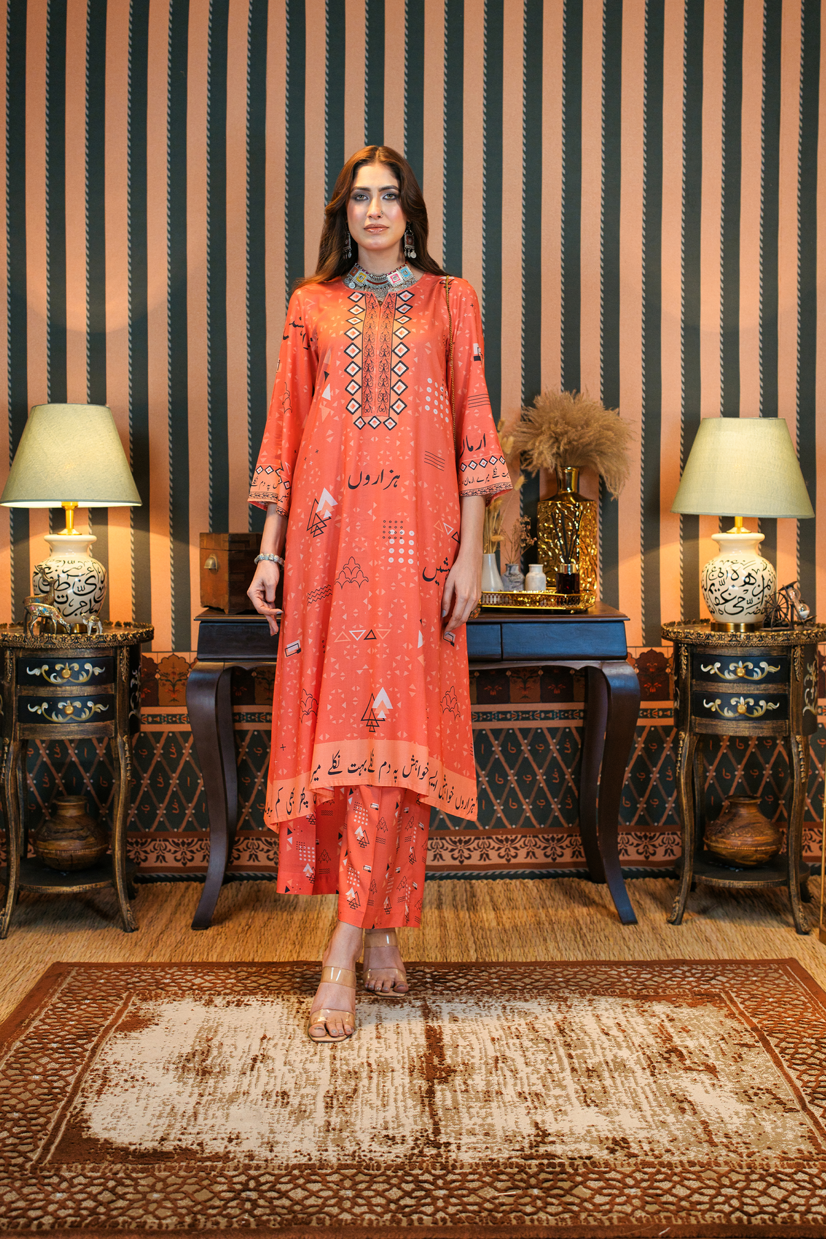 Khawish Printed Suit