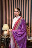 Hangma Purple Color Dupatta