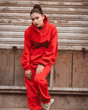 Red Hoodie Track Suit Ghaliblifestyle Essentials