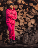 Fushia Pink Hoodie Track Suit Ghalibelifestyle Essentials