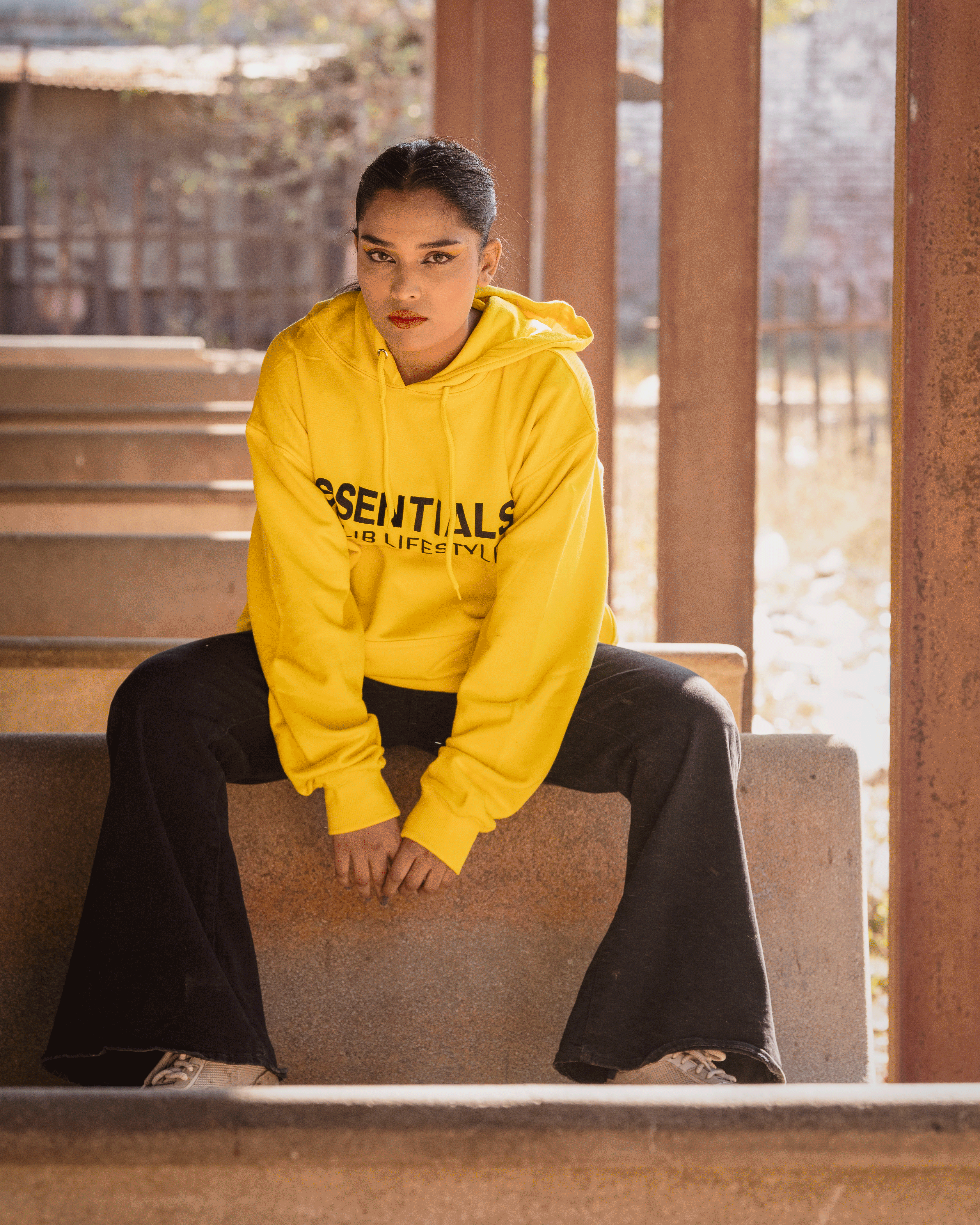 Bright Yellow Hoodie Ghaliblifestyle Essentials