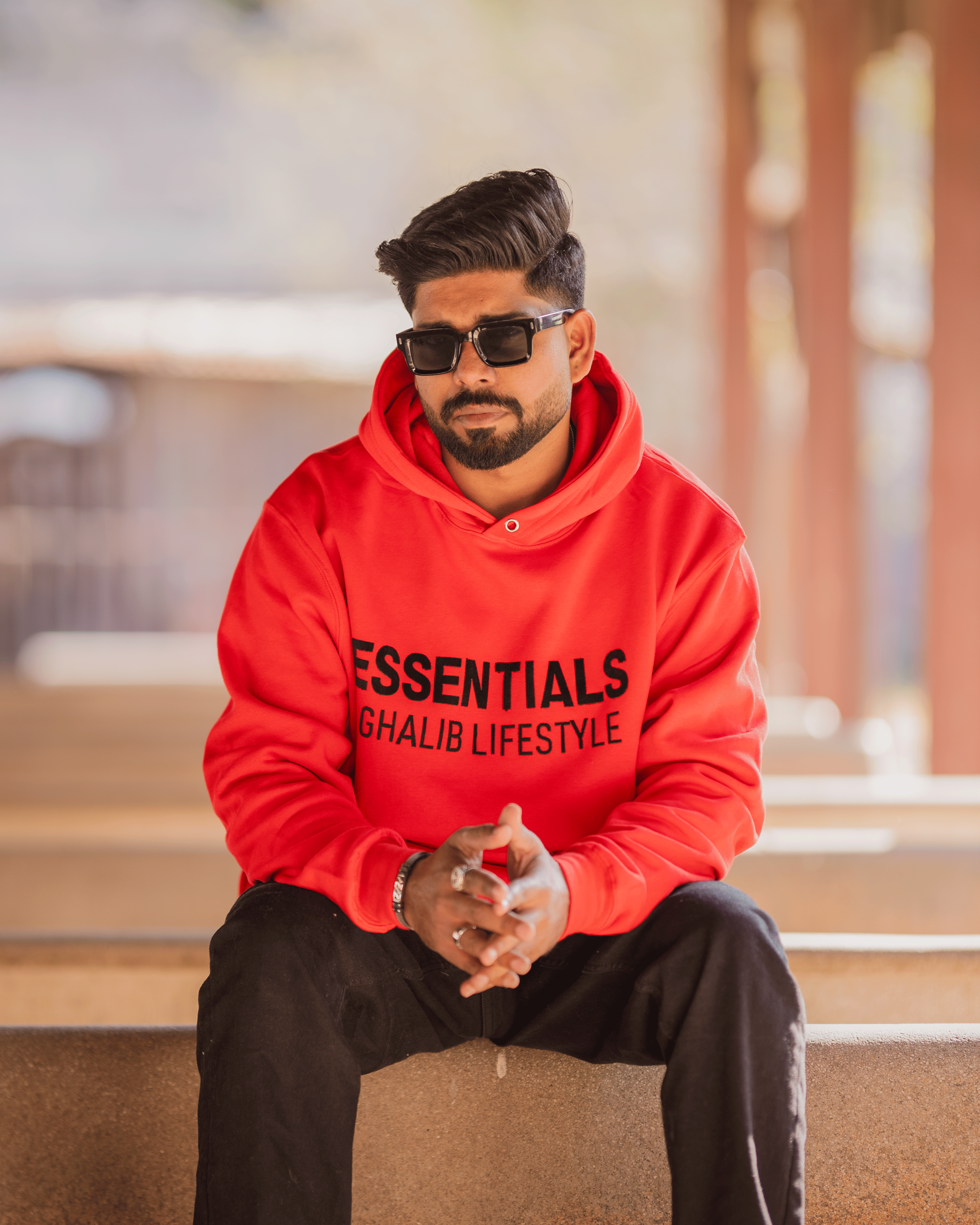 Red Hoodie Ghaliblifestyle Essentials