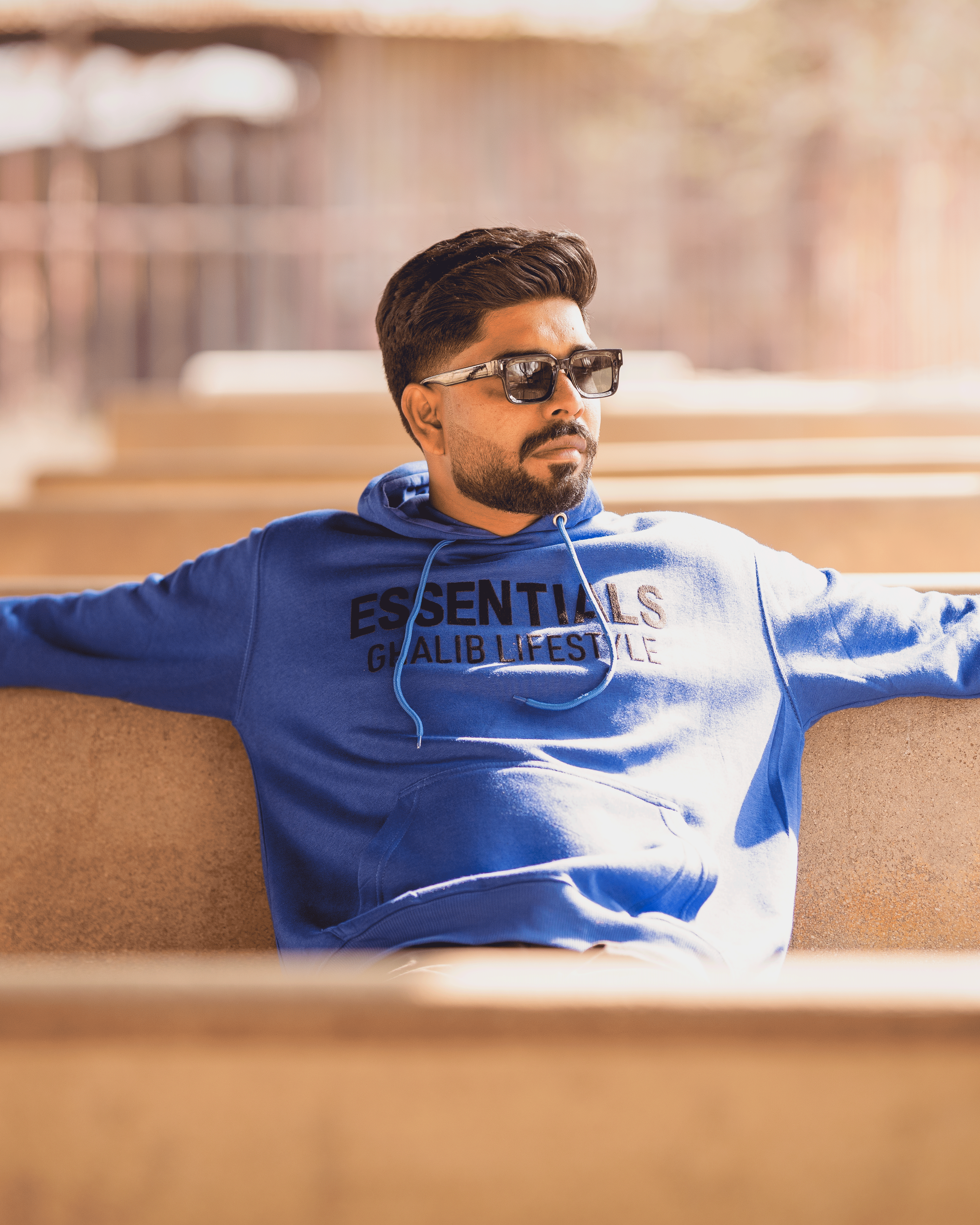 Blue Hoodie Ghaliblifestyle Essentials