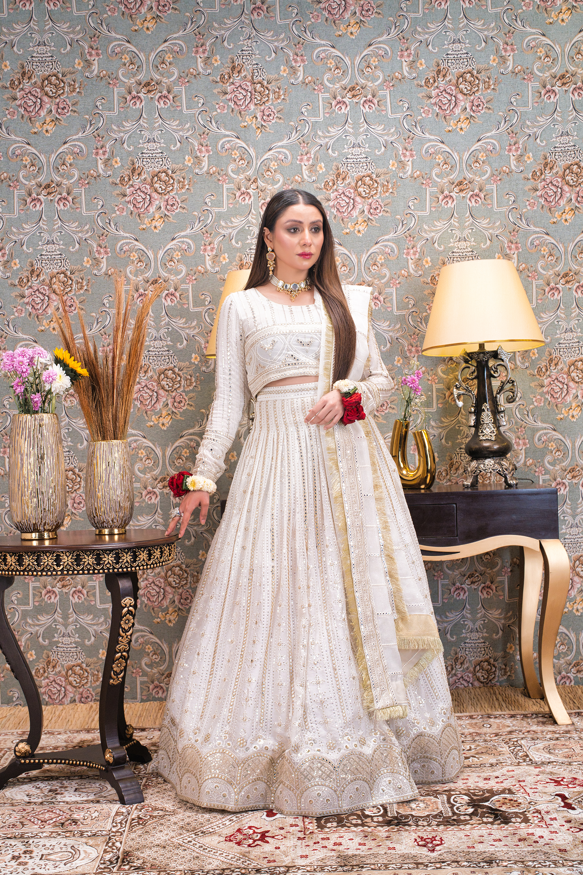 Off White Lenga Choli