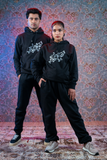 Urdu Haroof Black Hoodie and Sweatpants SHAYARISM Collection By Ghalib