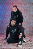 Urdu Haroof Black Hoodie and Sweatpants SHAYARISM Collection By Ghalib