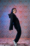 Arman Black Hoodie & Sweatpants Sharyam Collection by Ghalib