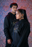 Arman Black Hoodie & Sweatpants Sharyam Collection by Ghalib