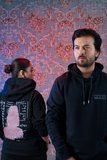 Urdu Poetry Couple Hoodie & Sweatpants In Black By Ghalib