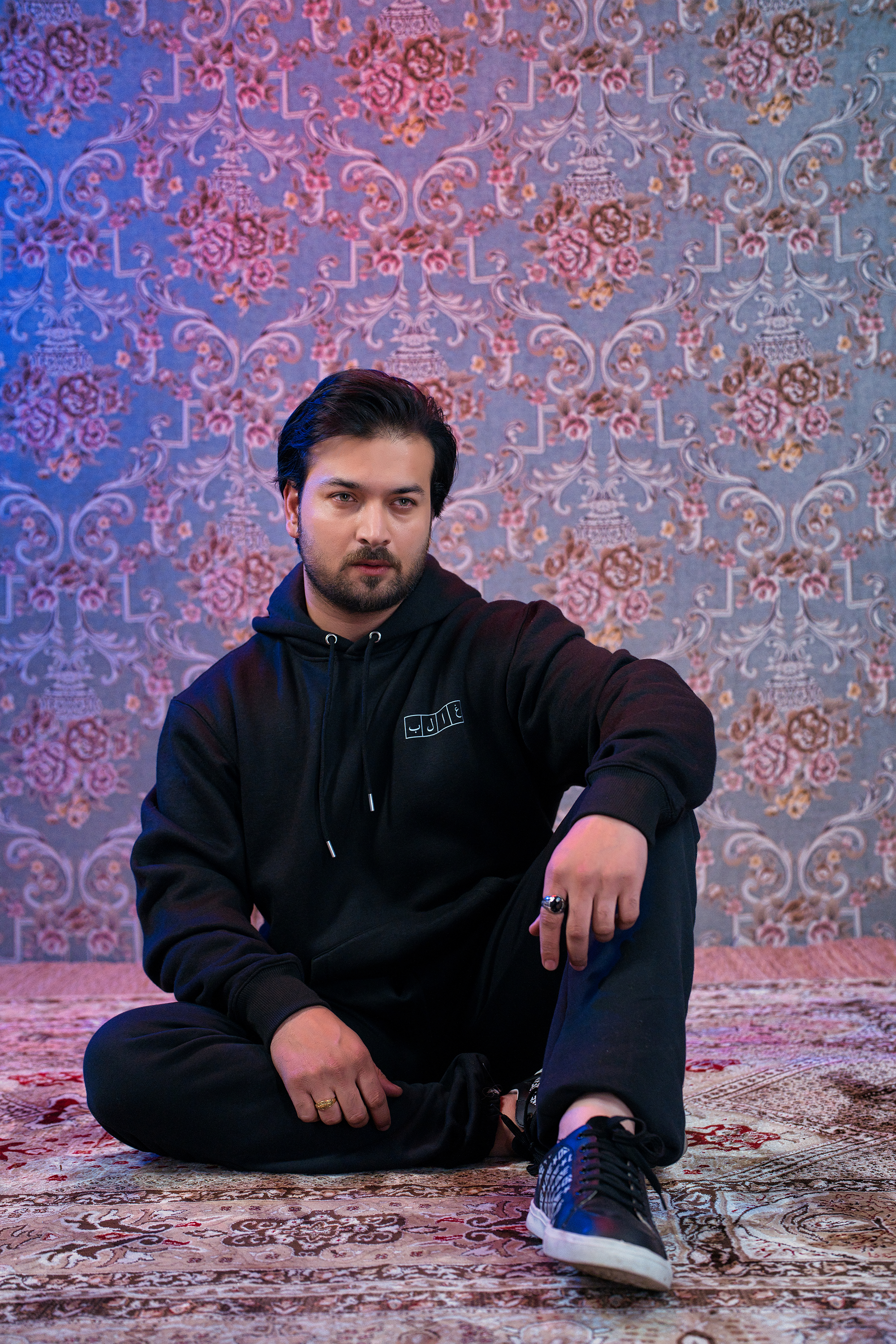 Ghalib khuwahish Hoodie With Sweatpants Black