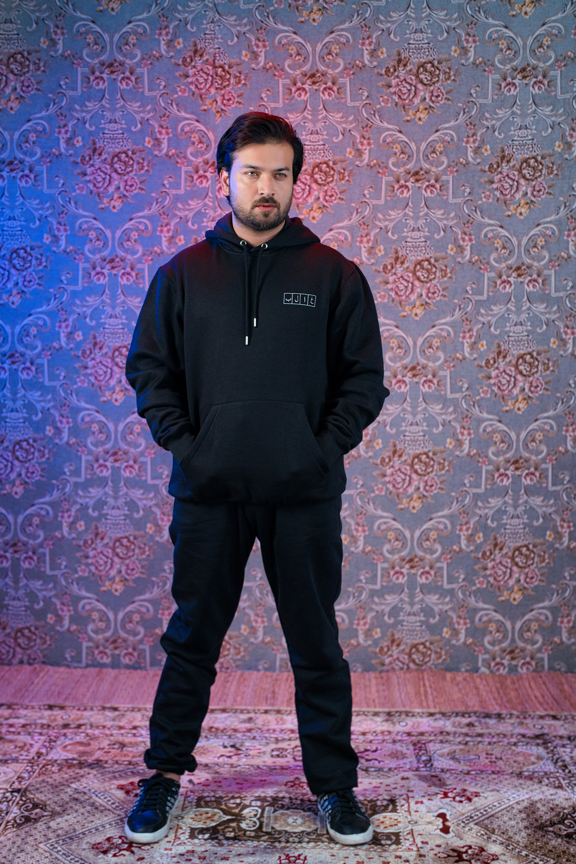 Ghalib khuwahish Hoodie With Sweatpants Black