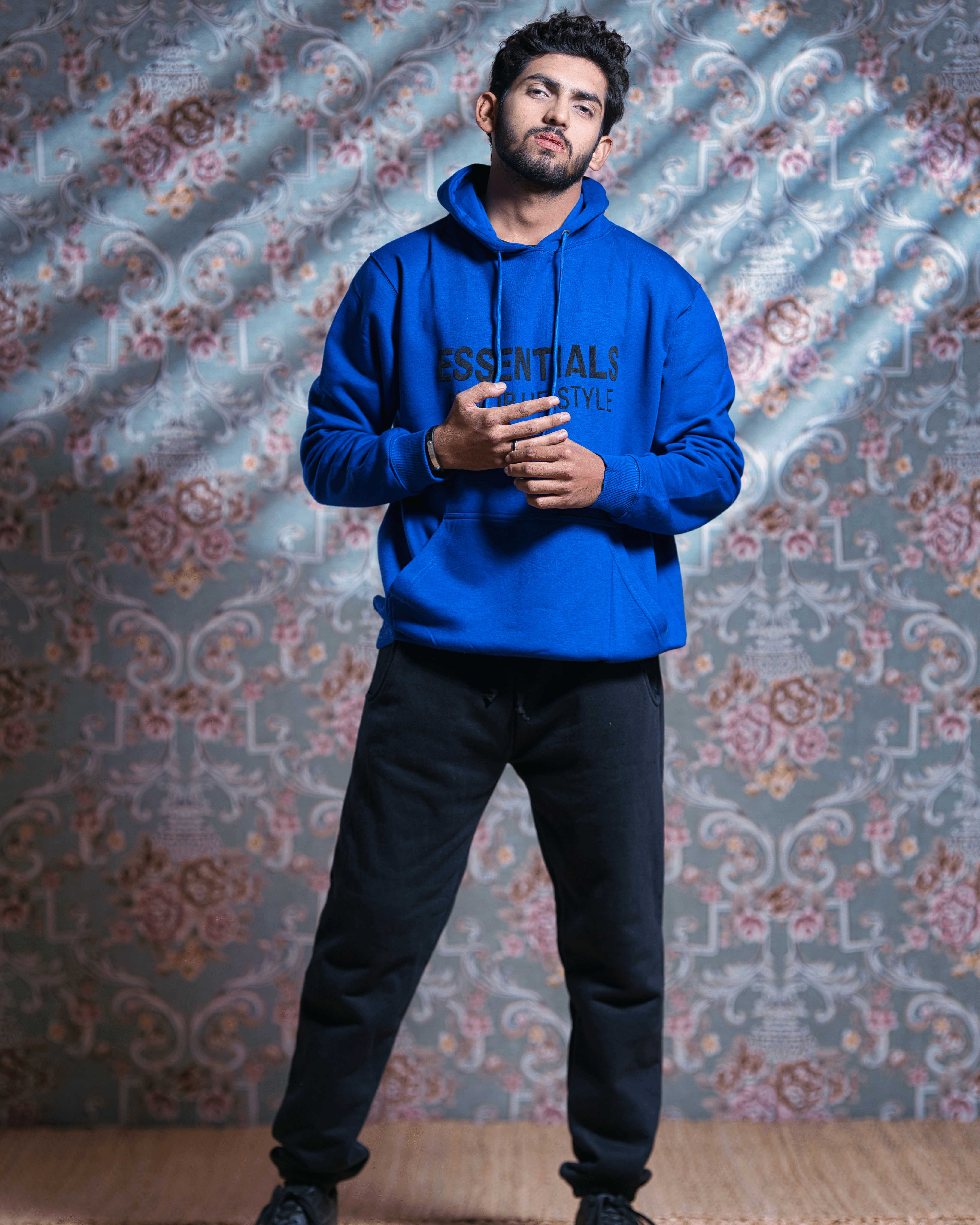 Blue Hoodie Ghaliblifestyle Essentials