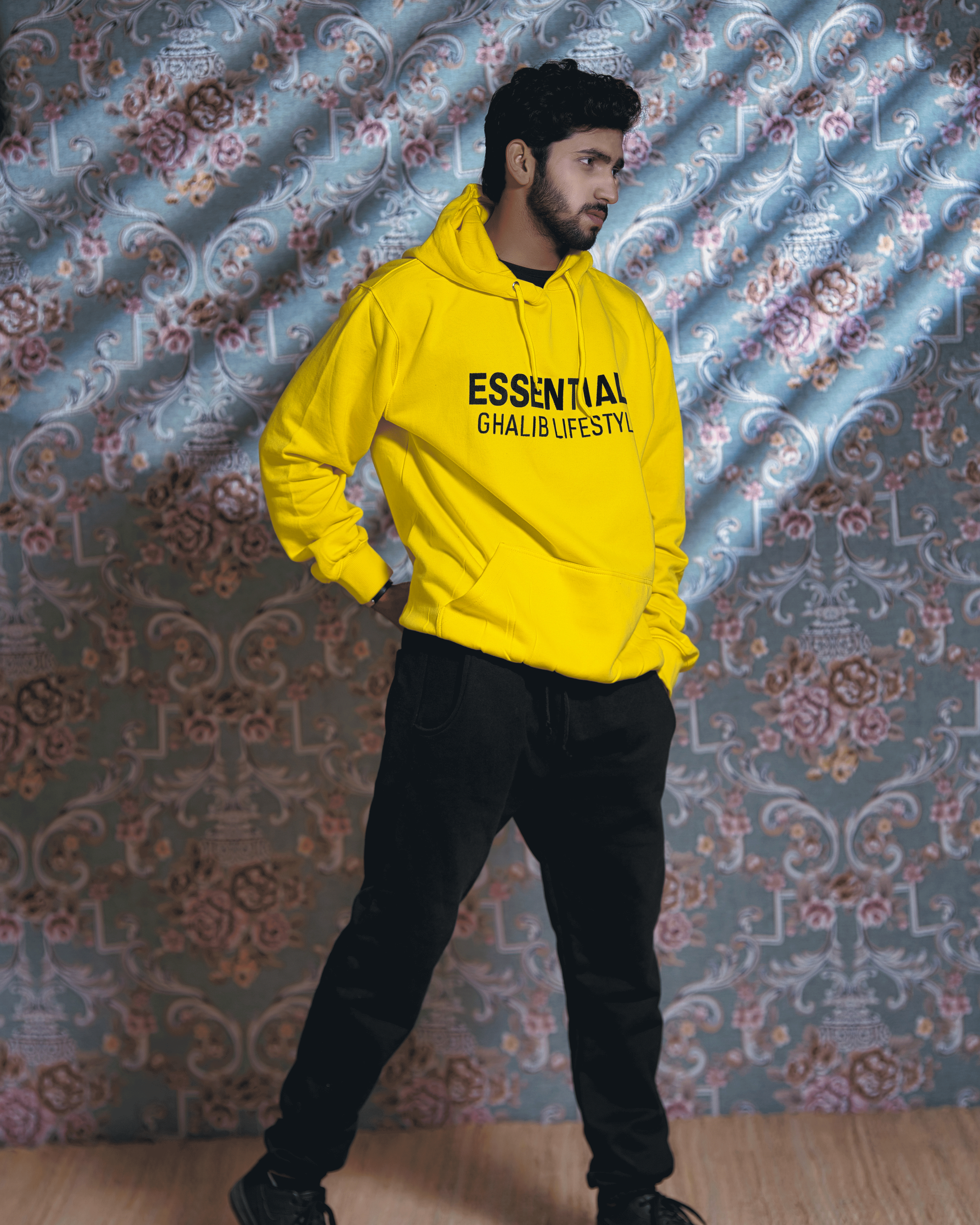 Bright Yellow Hoodie Ghaliblifestyle Essentials