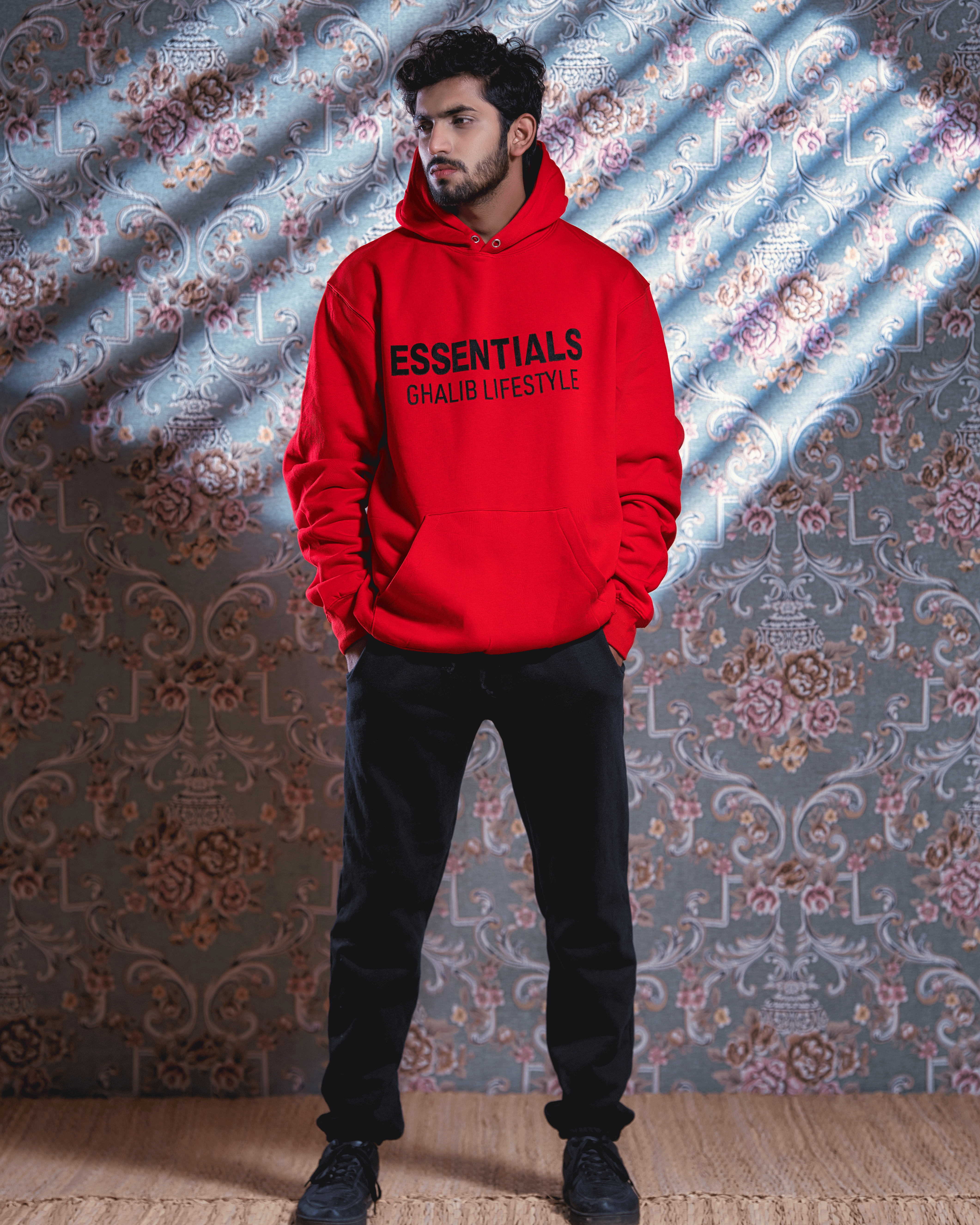 Red Hoodie Ghaliblifestyle Essentials