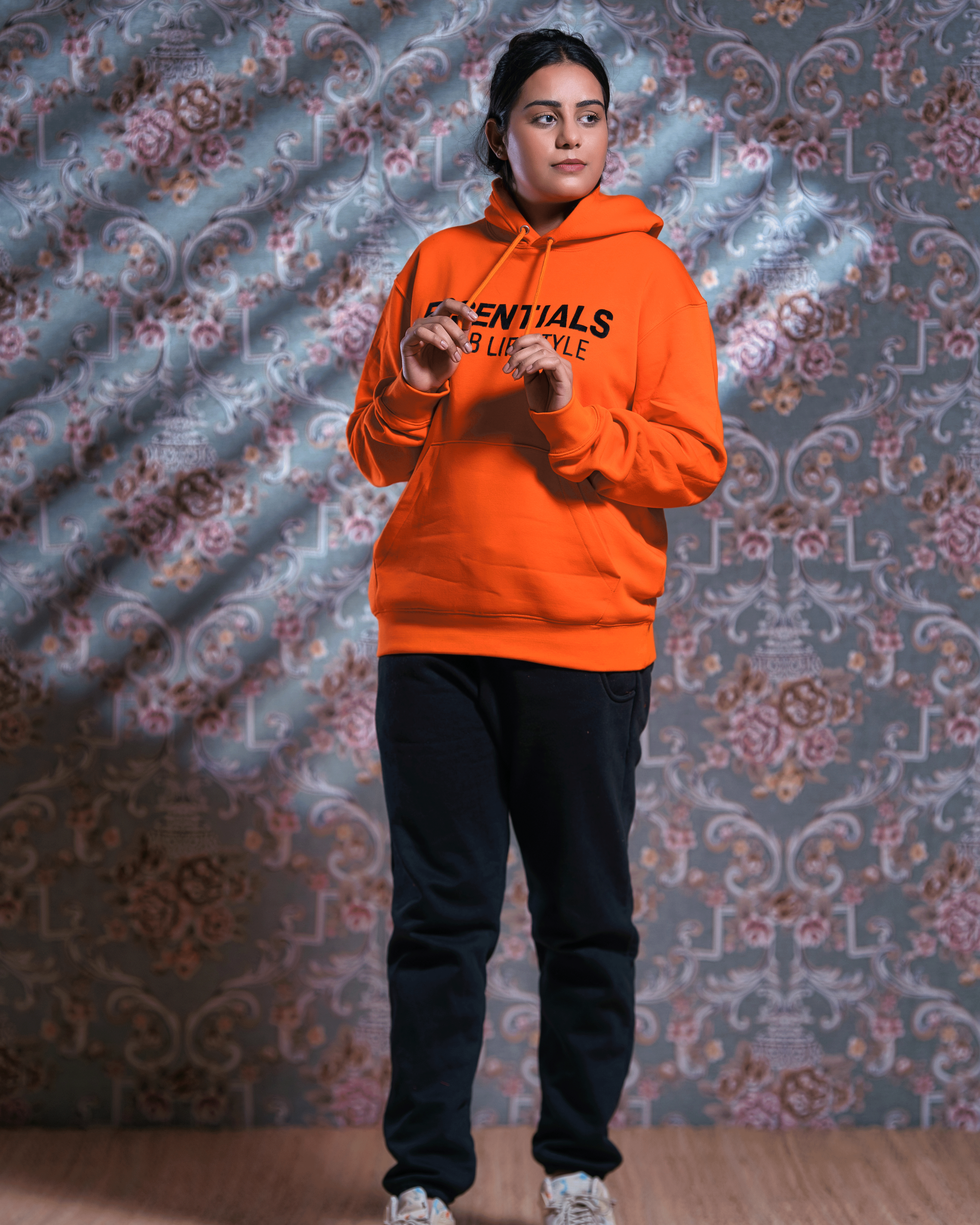 Orange Hoodie Ghaliblifestyle Essentials