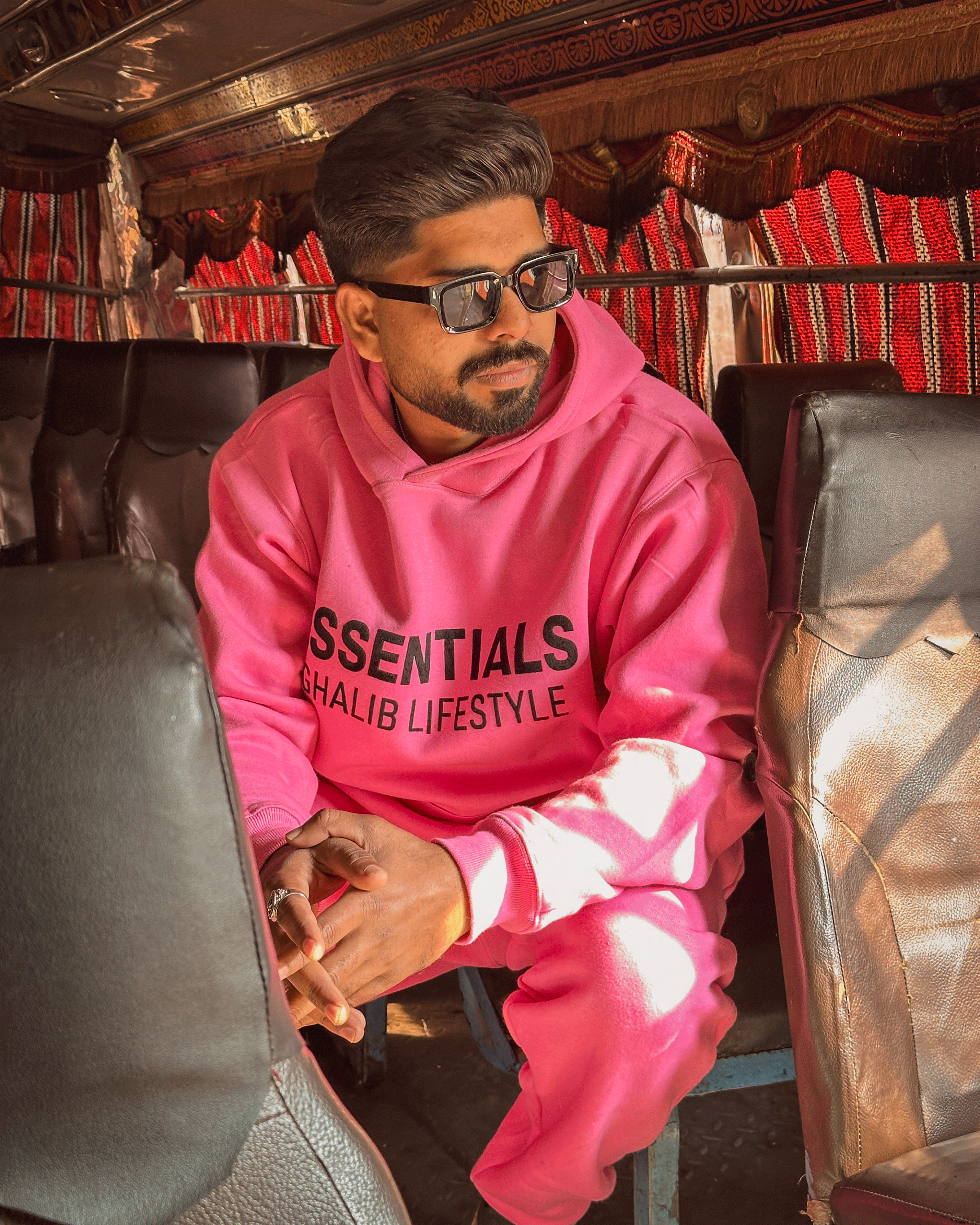 Pink Hoodie Track Suit Ghaliblifestyle Essentials