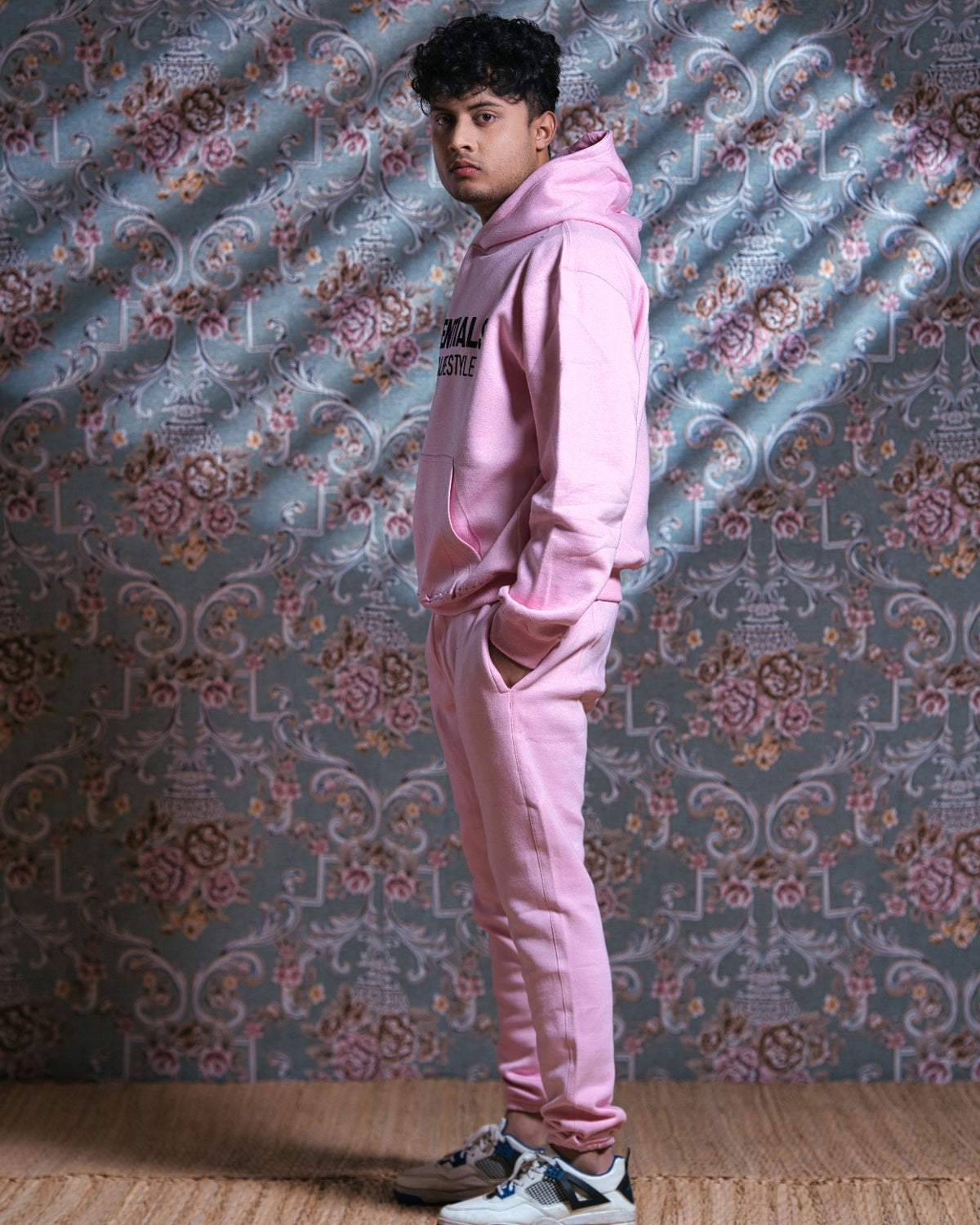 Powder Pink Hoodie Track Suit Ghaliblifestyle Essentials